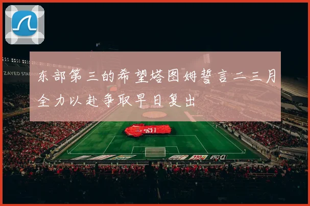 东部第三的希望塔图姆誓言二三月全力以赴争取早日复出
